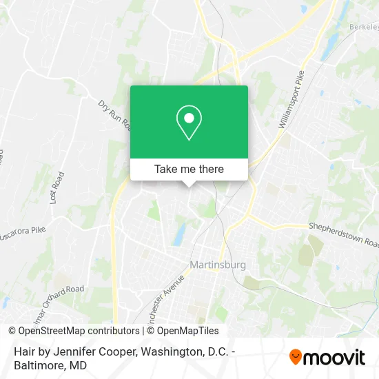 Hair by Jennifer Cooper map