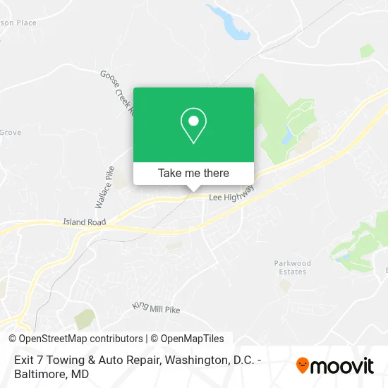 Exit 7 Towing & Auto Repair map