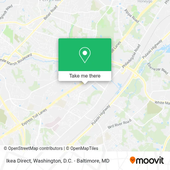 Ikea Direct map