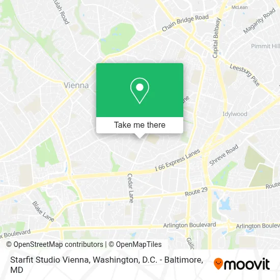 Starfit Studio Vienna map