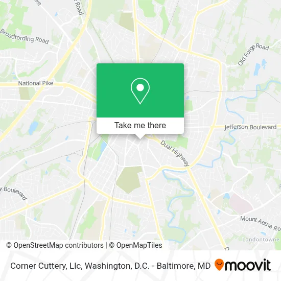 Corner Cuttery, Llc map