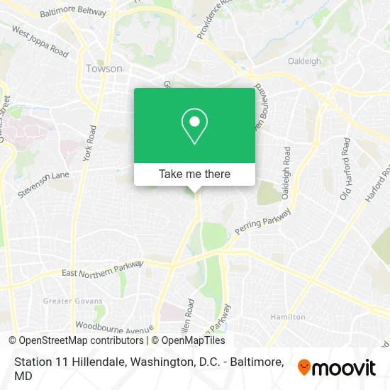 Station 11 Hillendale map