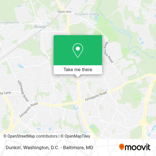 Dunkin' map