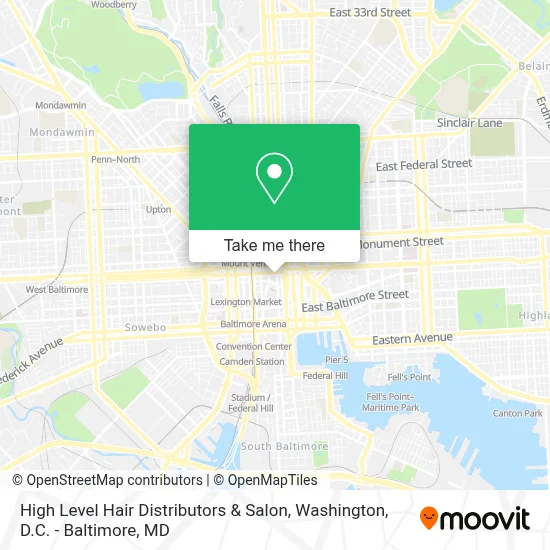 High Level Hair Distributors & Salon map