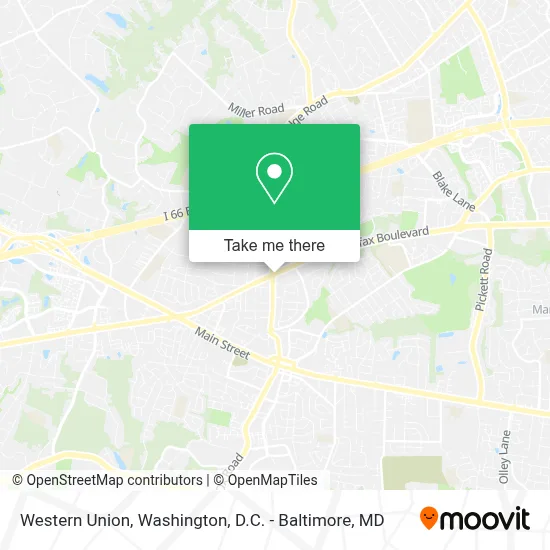 Western Union map