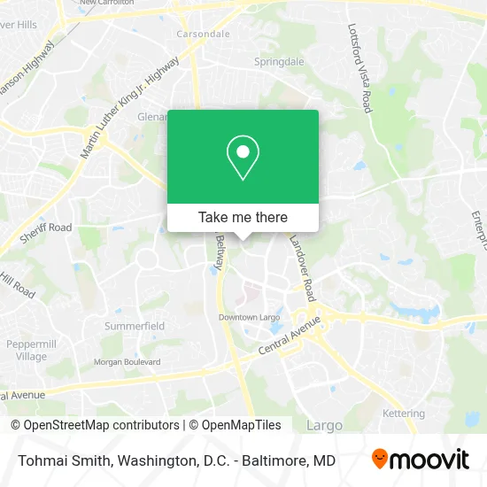 Tohmai Smith map