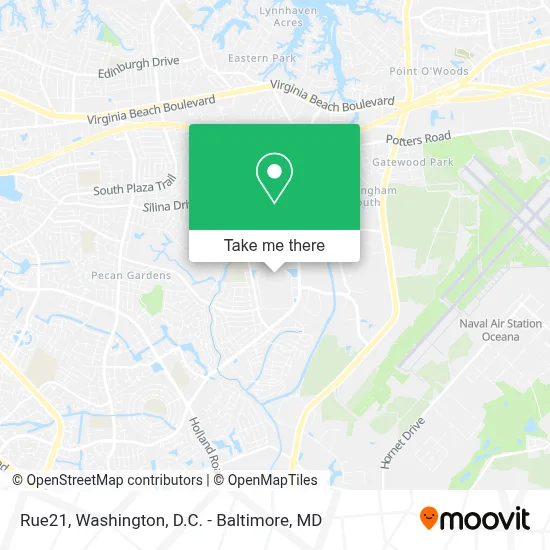Rue21 map