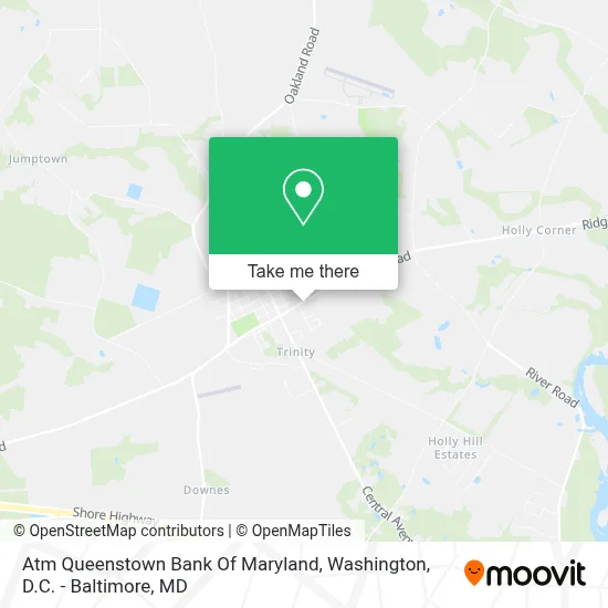 Atm Queenstown Bank Of Maryland map