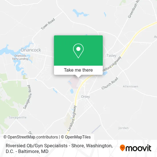 Riversied Ob / Gyn Specialists - Shore map
