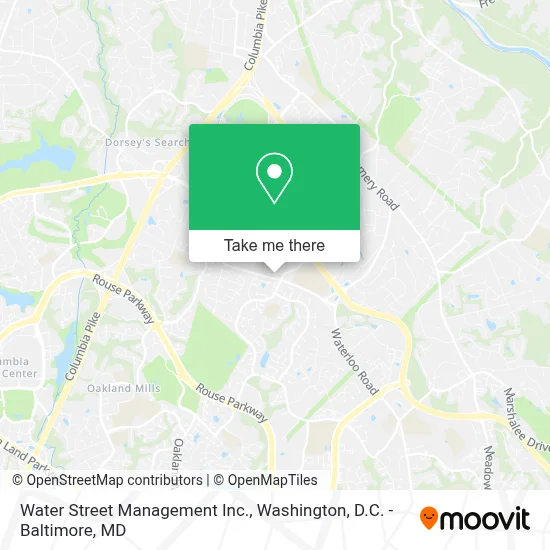 Water Street Management Inc. map