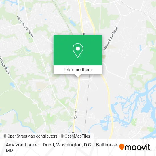 Amazon Locker - Duod map