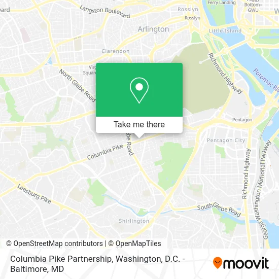 Columbia Pike Partnership map