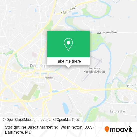 Straightline Direct Marketing map