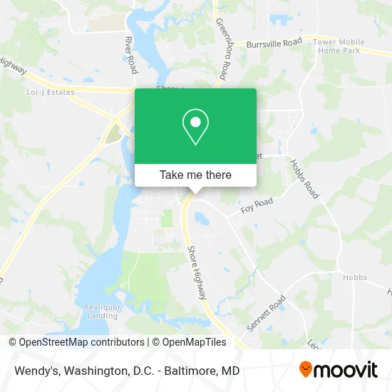 Wendy's map