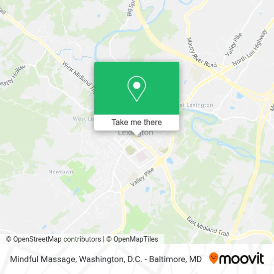 Mindful Massage map