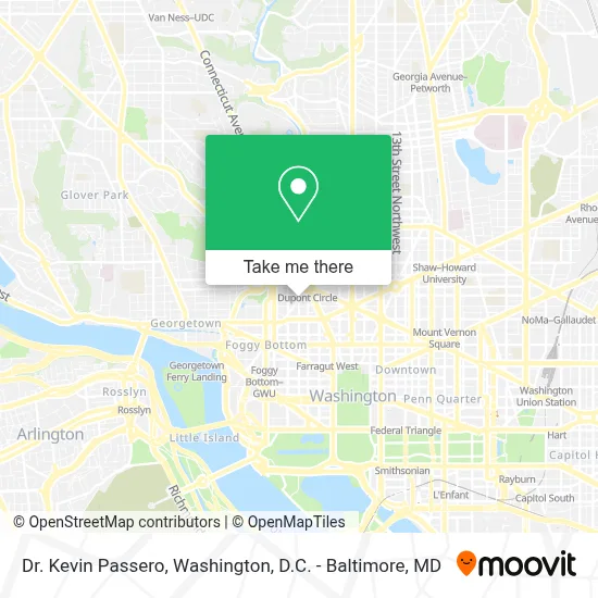 Dr. Kevin Passero map