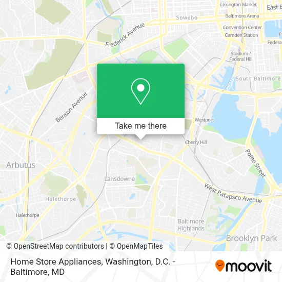 Home Store Appliances map