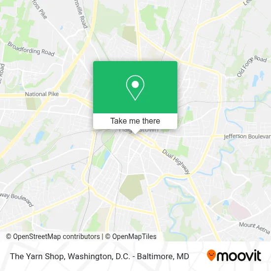 The Yarn Shop map