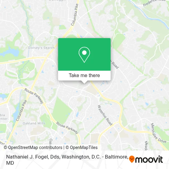 Nathaniel J. Fogel, Dds map