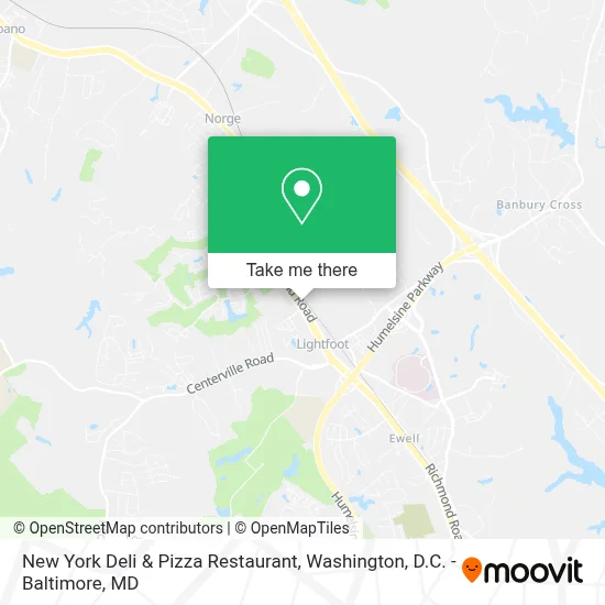 New York Deli & Pizza Restaurant map