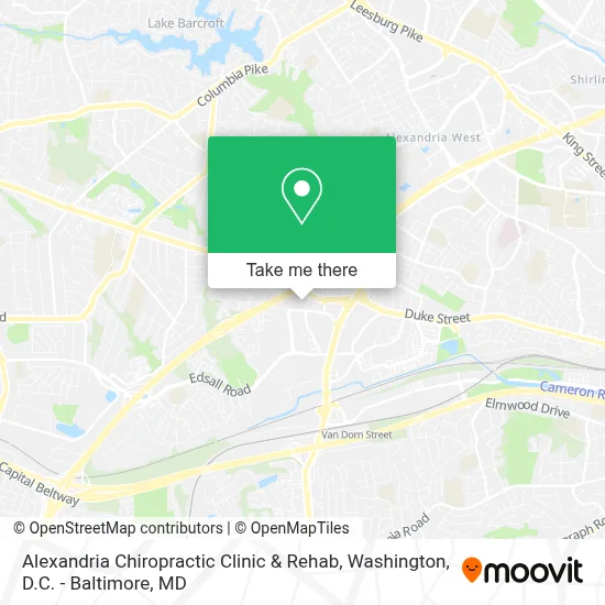 Alexandria Chiropractic Clinic & Rehab map