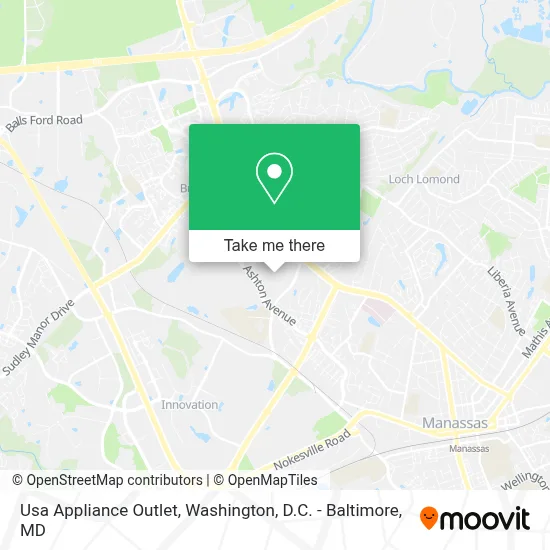 Usa Appliance Outlet map