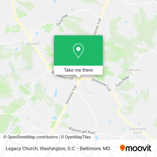 Legacy Church map