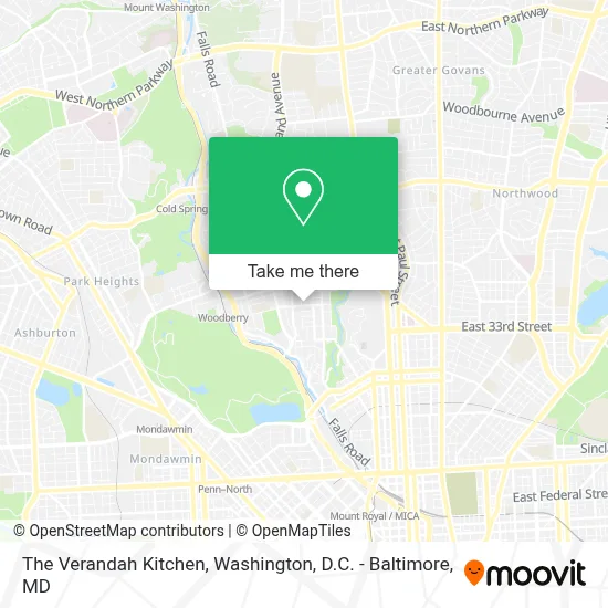 The Verandah Kitchen map