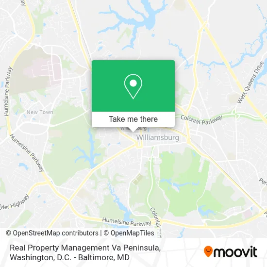 Real Property Management Va Peninsula map