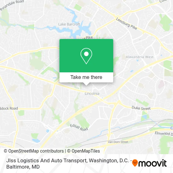 Jlss Logistics And Auto Transport map
