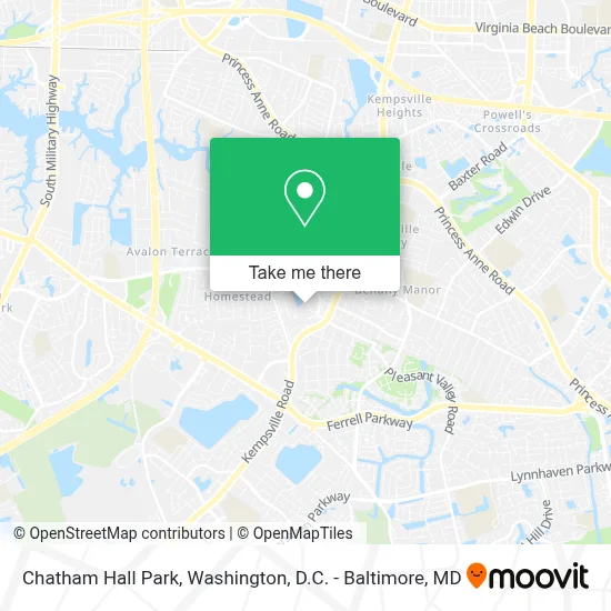 Chatham Hall Park map