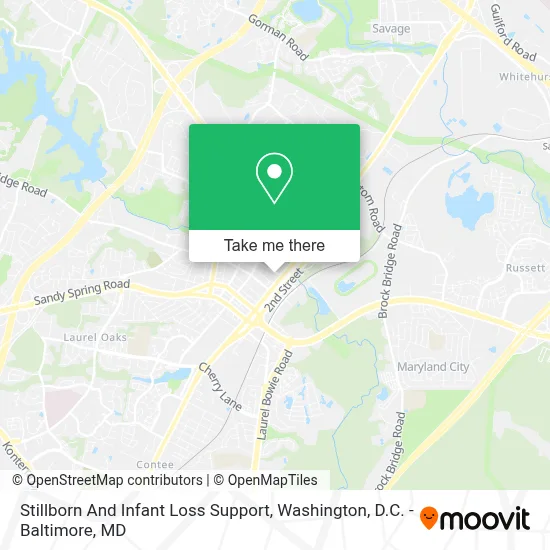 Stillborn And Infant Loss Support map