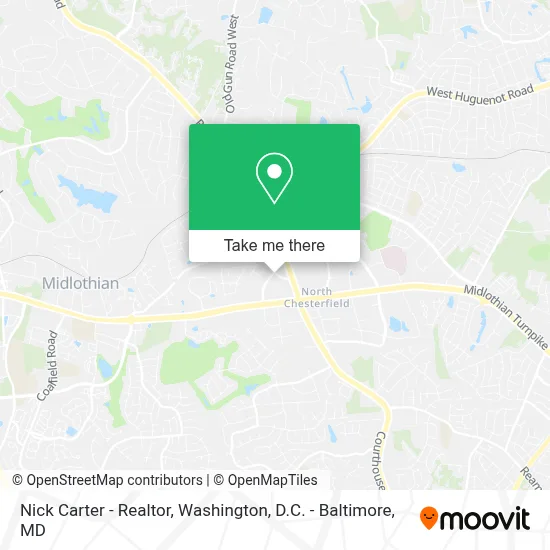 Nick Carter - Realtor map