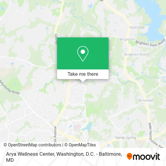 Arya Wellness Center map