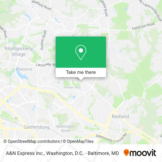 A&N Express Inc. map