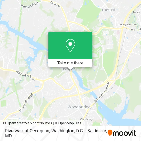 Riverwalk at Occoquan map