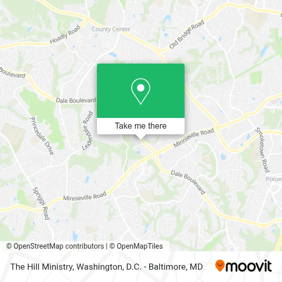 The Hill Ministry map
