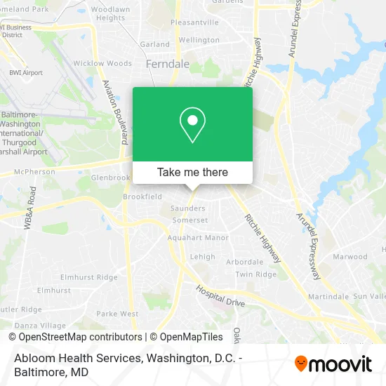 Abloom Health Services map