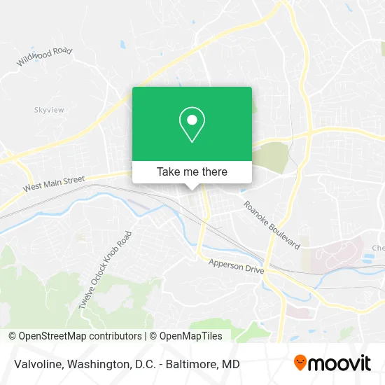 Valvoline map