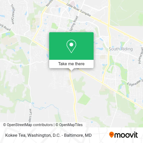 Kokee Tea map