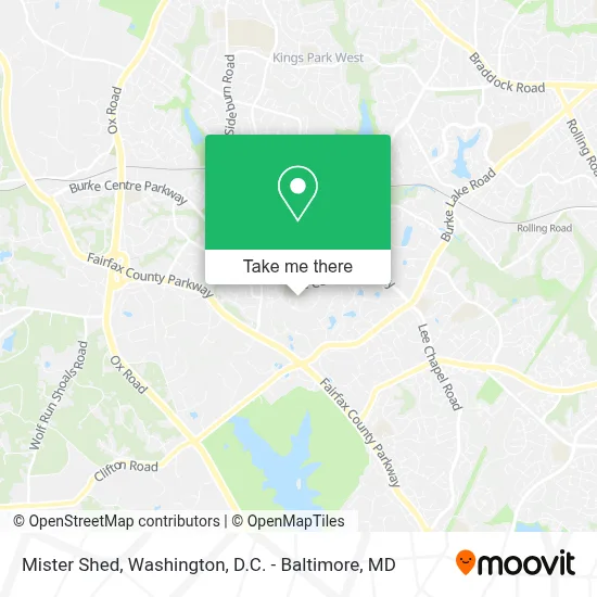 Mister Shed map