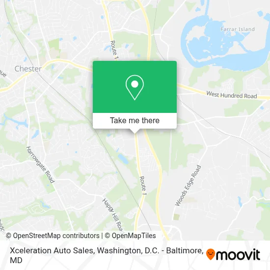 Xceleration Auto Sales map