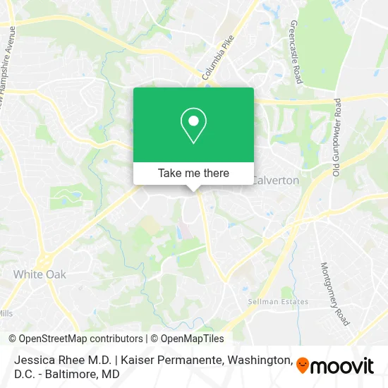Jessica Rhee M.D. | Kaiser Permanente map