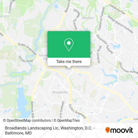 Broadlands Landscaping Llc map