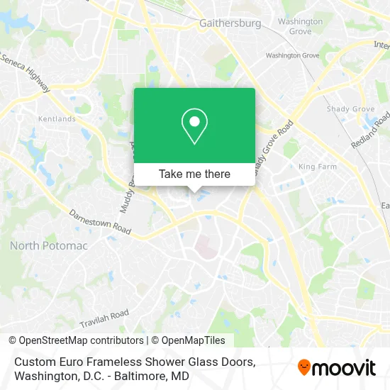 Custom Euro Frameless Shower Glass Doors map