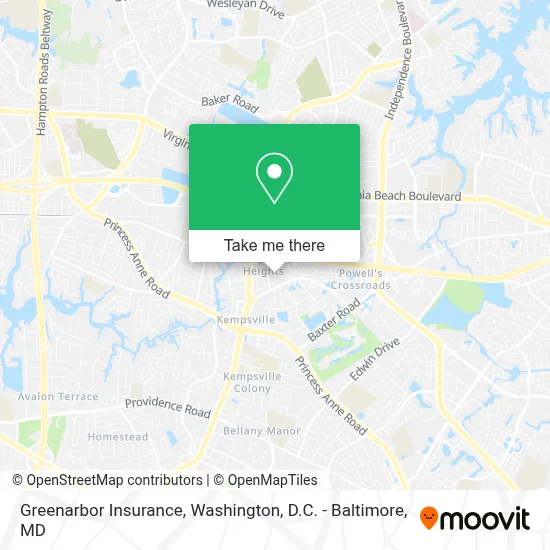Greenarbor Insurance map