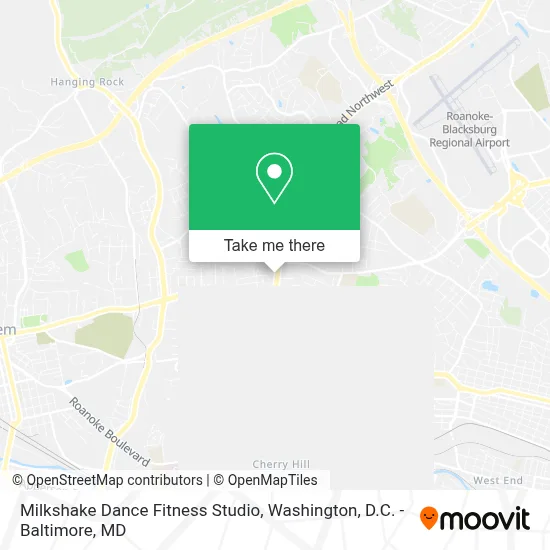 Milkshake Dance Fitness Studio map