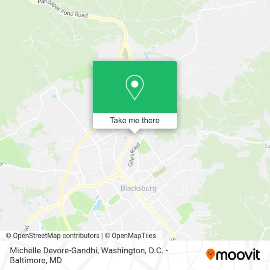 Michelle Devore-Gandhi map