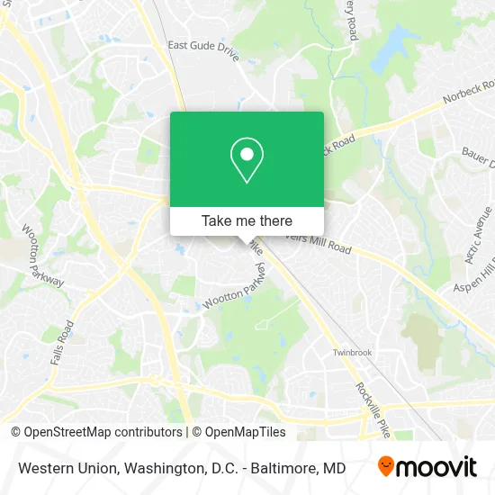 Western Union map