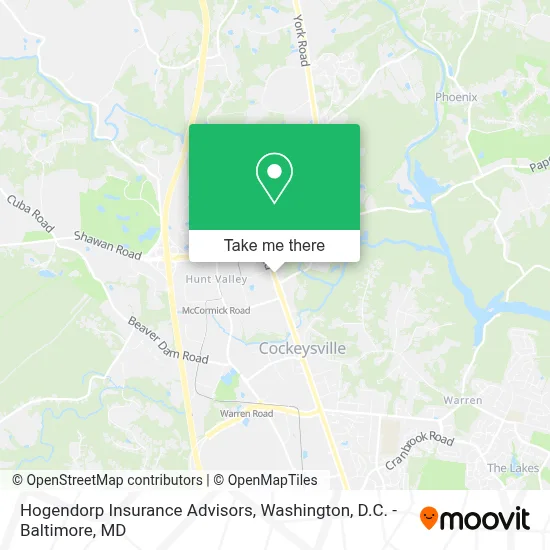 Hogendorp Insurance Advisors map